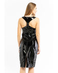 Patrizia Pepe Black Polyethylene Cocktail Dress