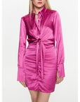 Patrizia Pepe Purple Viscose Casual Dress