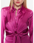 Patrizia Pepe Purple Viscose Casual Dress