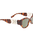 Karl Lagerfeld Brown Injected Sunglasses