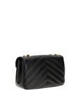 Saint Laurent Black Lamb Ovis Aries Aries Shoulder Bag