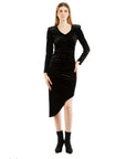 Patrizia Pepe Black Polyester Casual Dress