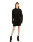 Patrizia Pepe Black Nylon Casual Dress