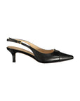 Twinset Black Leather Women Sandal