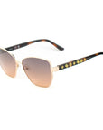 Guess Gold Metal Sunglasses