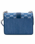 Michael Kors Blue Canvas Crossbody Bag