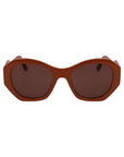 Karl Lagerfeld Brown Injected Sunglasses