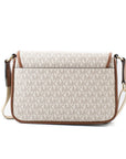 Michael Kors Beige Canvas Crossbody Bag