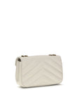 Saint Laurent Beige Lamb Ovis Aries Aries Shoulder Bag