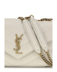 Saint Laurent Beige Lamb Ovis Aries Aries Shoulder Bag