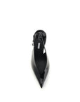 LE SILLA Black Calf Leather Bos Taurus High Heel Pumps
