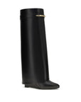 Givenchy Black Calf Leather Bos Taurus Boots