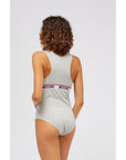 Moschino Gray Cotton Bodysuit