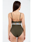Moschino Bicolor Cotton Bodysuit