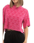 Moschino Fuchsia Cotton T-Shirt