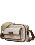 Michael Kors Beige Fabric Crossbody Bag
