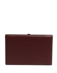 Dolce & Gabbana Brown Calfskin Leather Clutch Evening Women Purse Bag