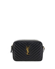 Saint Laurent Black Calf Leather Bos Taurus Shoulder Bag