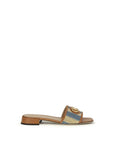 Valentino Garavani Multicolor Viscose Flat Sandals