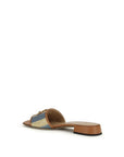 Valentino Garavani Multicolor Viscose Flat Sandals