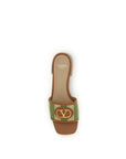 Valentino Garavani Multicolor Viscose Flat Sandals