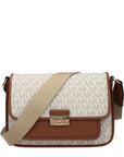 Michael Kors Beige Fabric Crossbody Bag