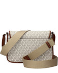 Michael Kors Beige Fabric Crossbody Bag