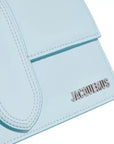 Jacquemus Pale blue Leather Le Grand Bambino Handbag