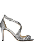 Jimmy Choo Gray Plastic Strap-On Sandals