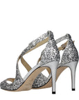 Jimmy Choo Gray Plastic Strap-On Sandals
