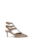 Valentino Garavani Multicolor Calf Leather Bos Taurus Mid Heel Pumps