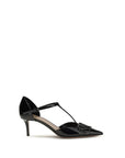 Valentino Garavani Black Calf Leather Bos Taurus High Heel Pumps