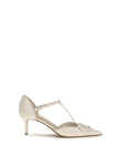 Valentino Garavani Beige Calf Leather Bos Taurus High Heel Pumps