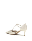 Valentino Garavani Beige Calf Leather Bos Taurus High Heel Pumps