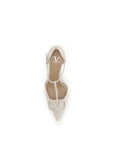 Valentino Garavani Beige Calf Leather Bos Taurus High Heel Pumps