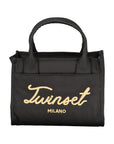 Twinset Black Cotton Women Handbag