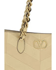 Valentino Garavani Gold Napa Leather / Calf Bos Taurus Shoulder Bag