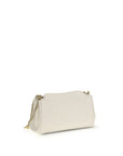 Prada White Calf Leather Bos Taurus Shoulder Bag