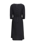 Prada Black Acetate Casual Dress