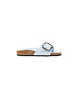 Birkenstock Blue Artificial Leather Flat Sandals