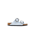 Birkenstock Blue Artificial Leather Slippers