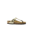 Birkenstock Gold Synthetic Flat Sandals