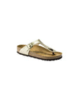 Birkenstock Gold Synthetic Flat Sandals