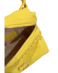 Twinset Yellow PU Women Handbag