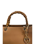 Twinset Brown PU Women Handbag