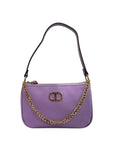 Twinset Purple PU Women Shoulder Bag