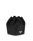Prada Black Silk Backet Bag