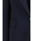 Max Mara Blue Triacetate Blazer