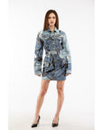 Moschino Multicolor Cotton Casual Dress
