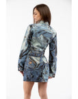 Moschino Multicolor Cotton Casual Dress